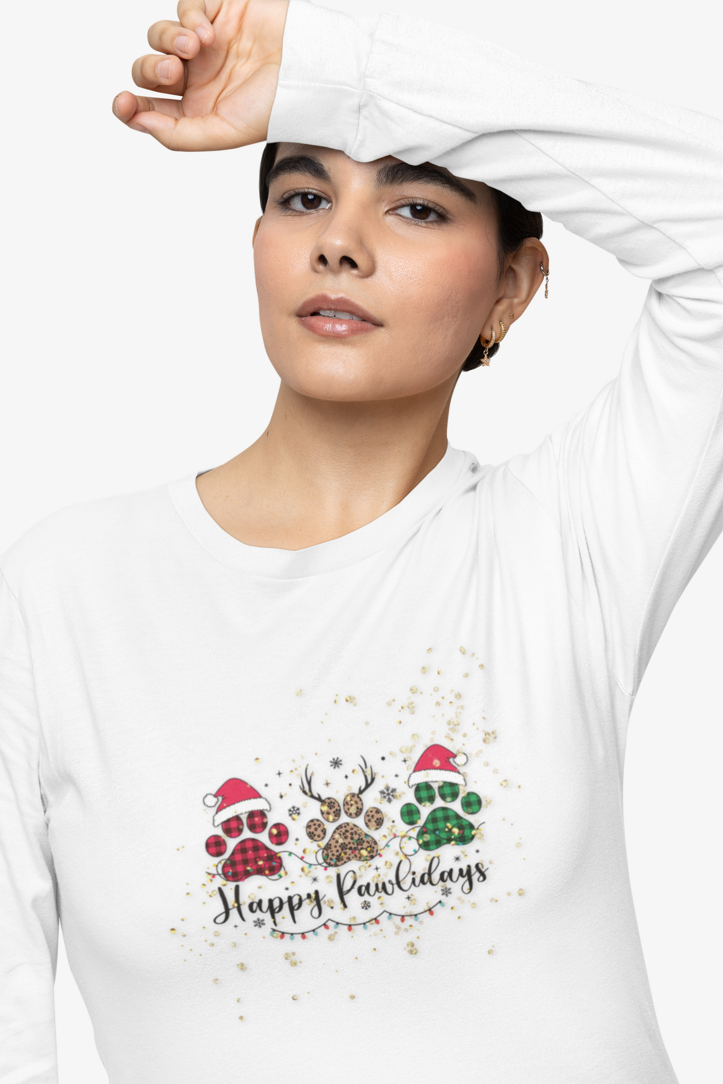 Happy Holidays Unisex Long Sleeve Tee